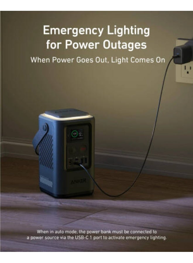 Anker 548 (PowerCore Reserve 192Wh) Power Bank, 60000mAh, 192Wh Capacity, 2x USB-C & 2x USB-A Ports, Smart Digital Display, Retractable Auto Lighting, SOS Mode, Green | 548 - Image 4